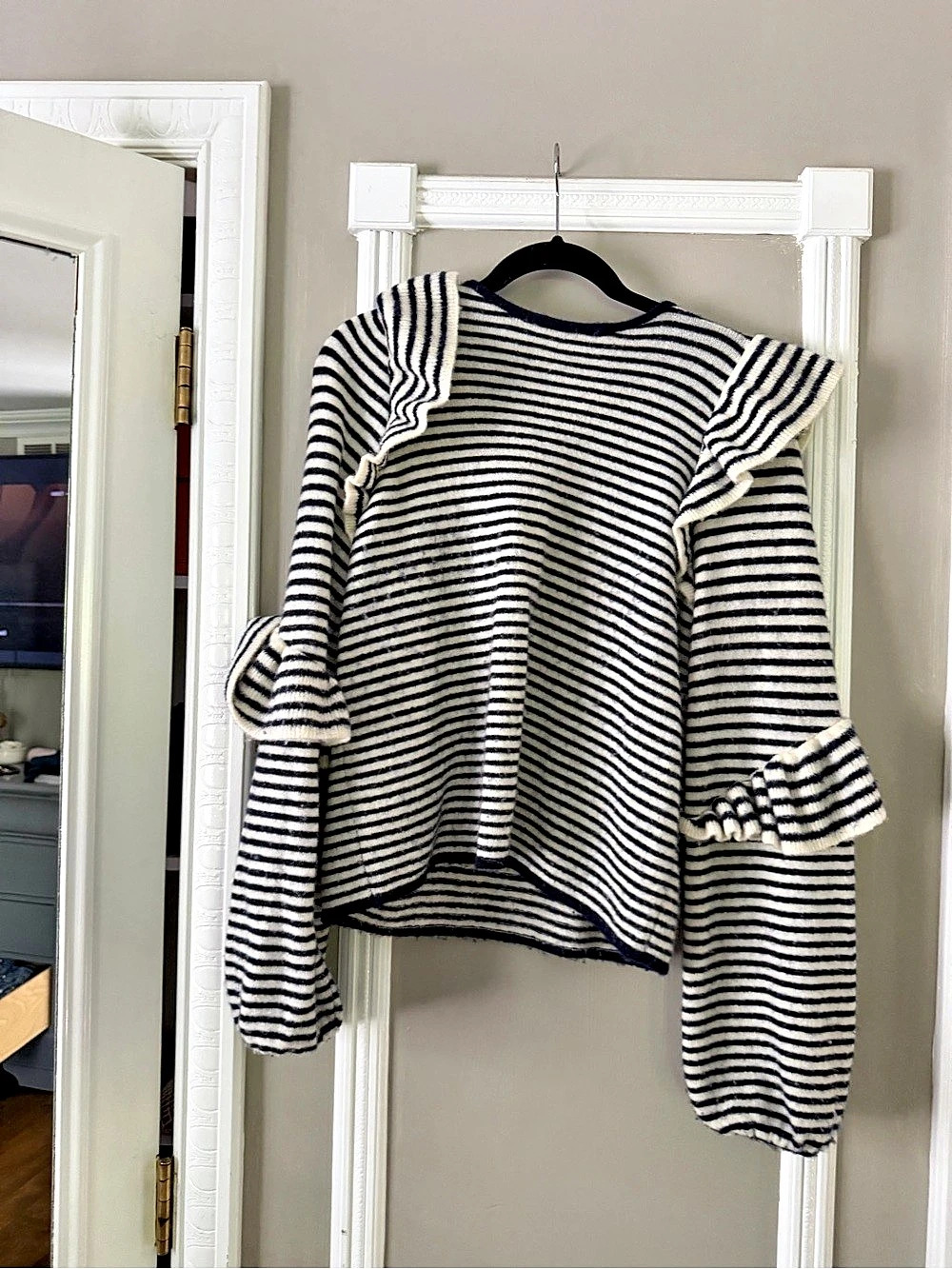 Women's Striped Long Sleeve Top